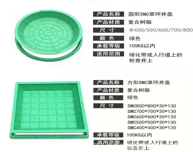 烟台树脂复合种植井盖展示